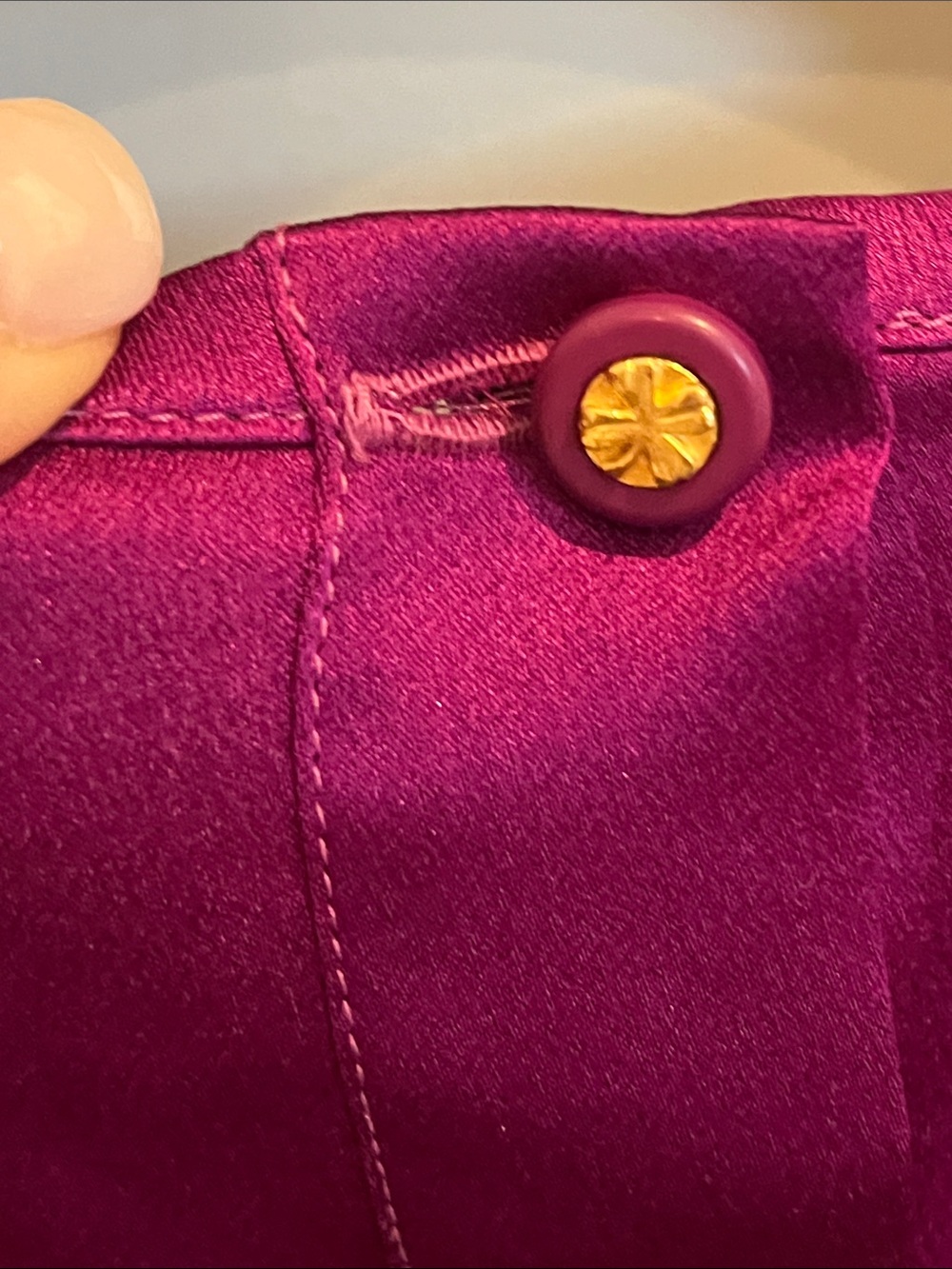 CHANEL Magenta Silk Sleeveless Shell Top - Picture 5 of 8